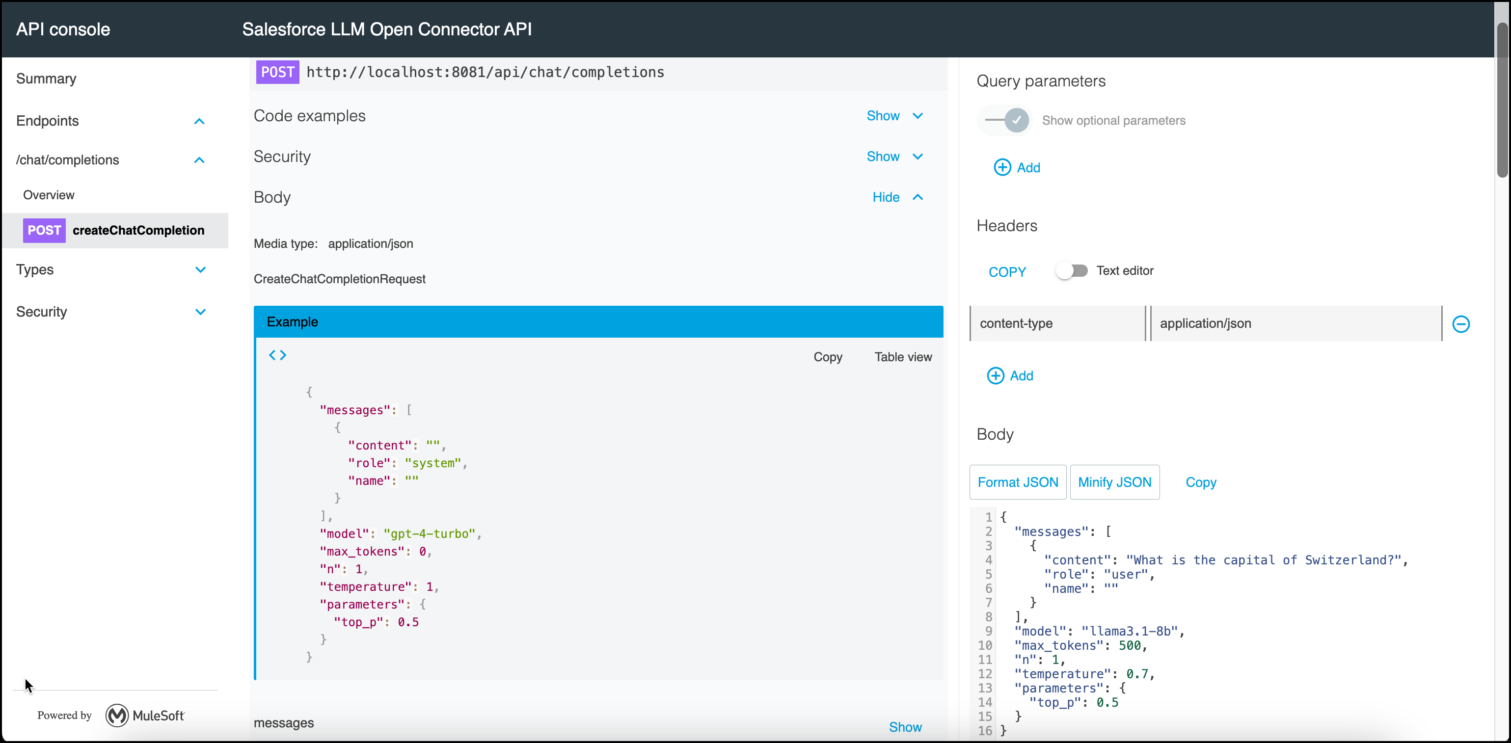 Configuration Params